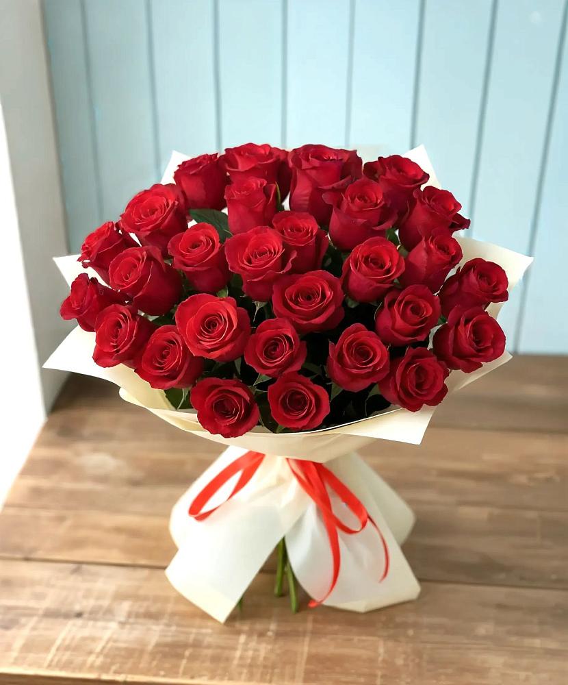 Букет 29 Красных роз в Бородино