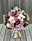 Букет цветов из: Альстромерии, Гвоздики, Розы и Хризантемы в Бородино