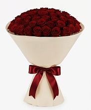 Букет 101 Бордовая роза Блэк Бакарра в Бородино