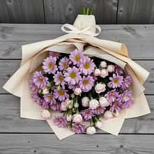 Букет цветов из:  Розы и Хризантемы в Бородино