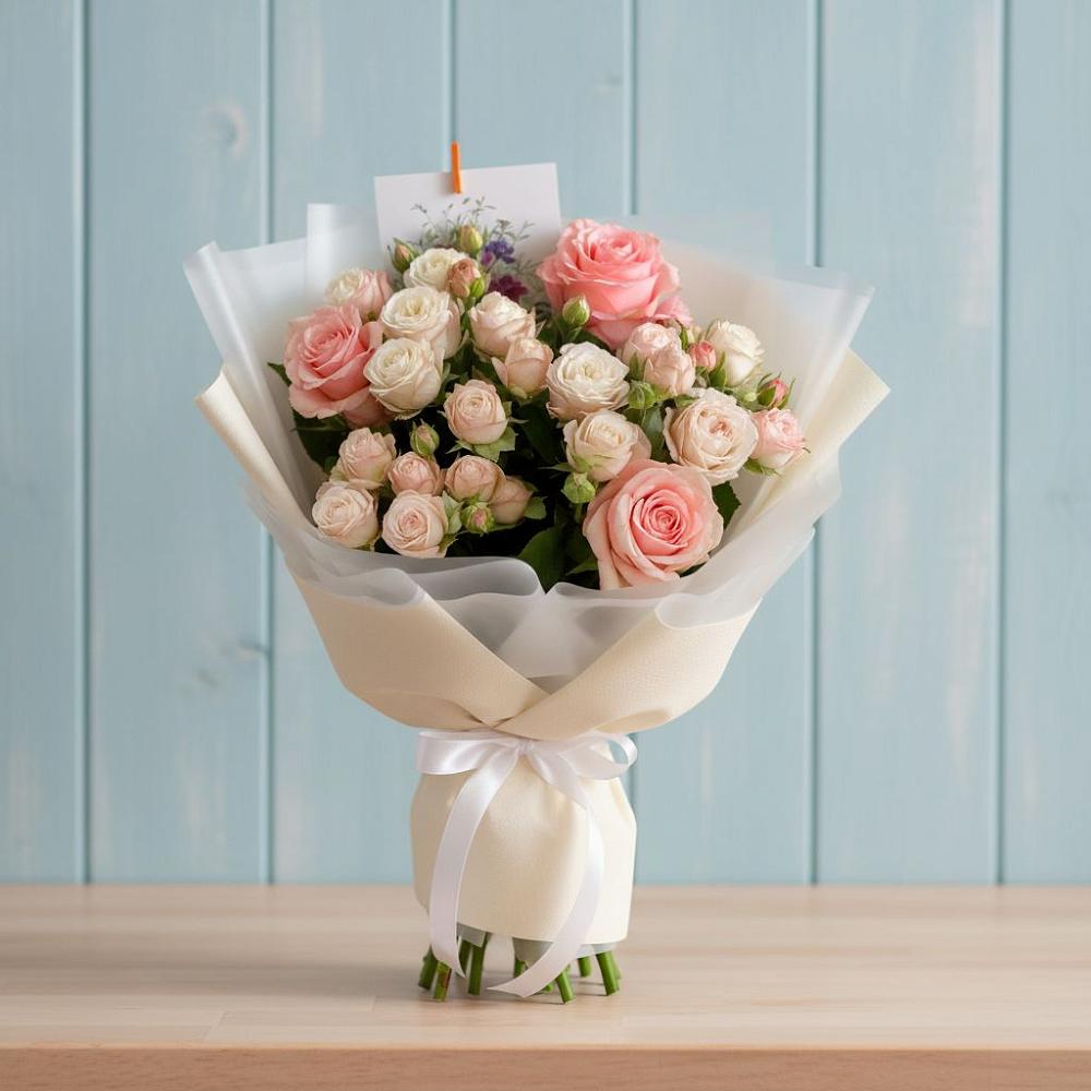 Букет цветов из: Розы в Бородино