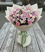 Букет цветов из:  Розы и Хризантемы в Бородино