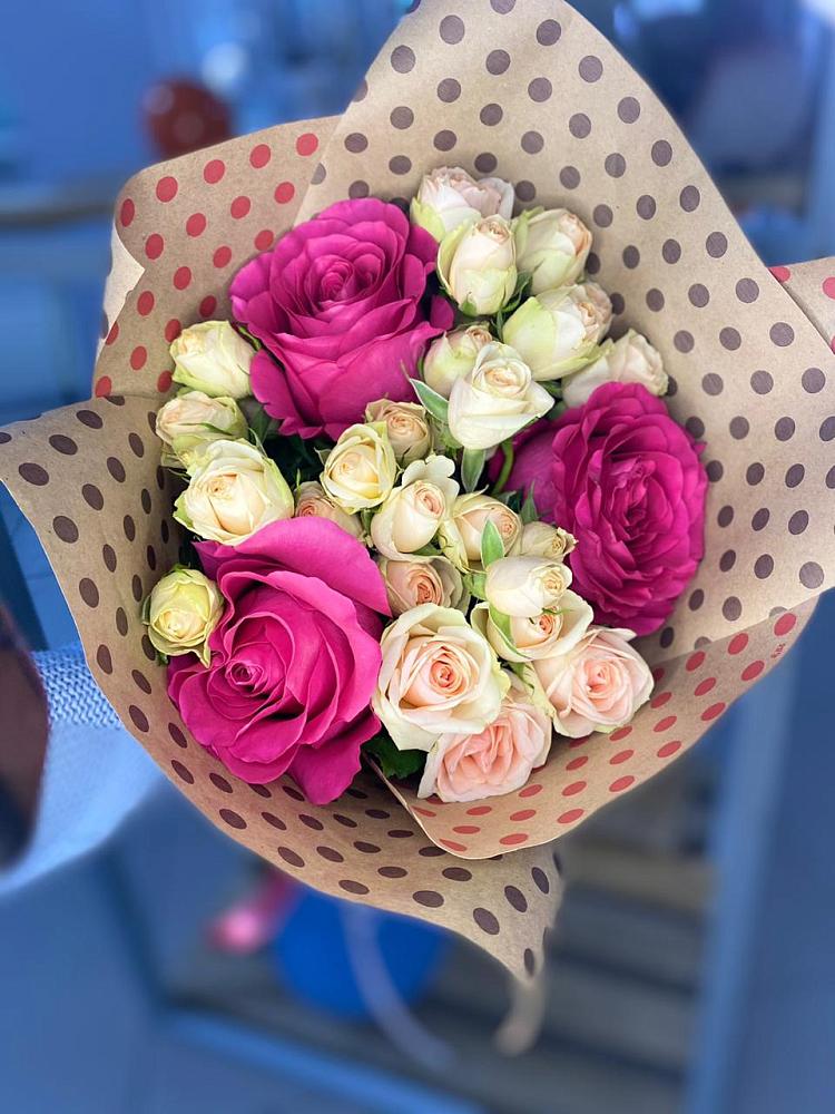 Букет цветов из: Розы в Бородино