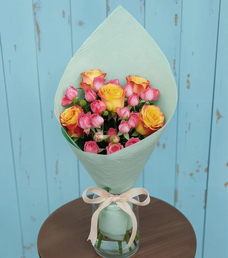 Букет цветов из: Розы в Бородино