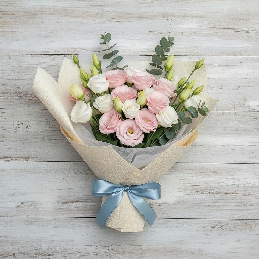 Букет цветов из: Лизиантусы в Бородино